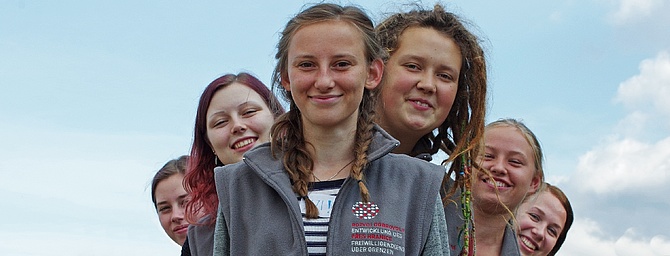 Jugendliche des Internationalen Freiwilligendienstes in Polen und Tschechien (Paritätische Freiwilligendienste SachsengGmbH)