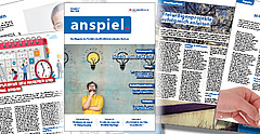 Header Magazin anspiel, Ausgabe 1.2020, Paritätischer Wohlfahrtsverband Sachsen
