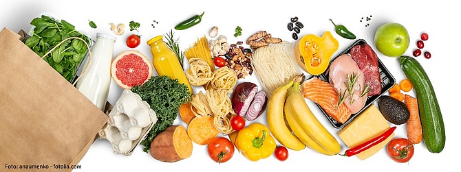 Symbolbild: gesunde Ernährung, Nahrungsmittel