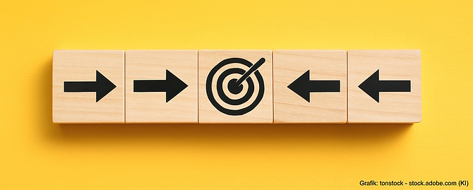 Symbolbild: zielgerichtet, fokussiert