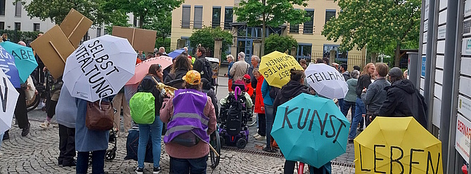 Demonstration zum Protesttag 5. Mai 2025 in Dresden