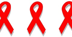 Rote Schleife des Welt-AIDS-Tages