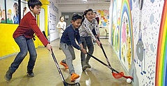 Kinder spielen im ZMO Jugend e.V. Dresden, Mitglied im Paritätischen Sachsen