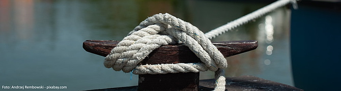 Symbolbild: Bindung, festhalten, verankert (Andrzej Rembowski - pixabay.com)