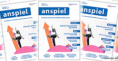 Headerbild: Magazin anspiel, Ausgabe 2.25: Zukunft gemeinsam gestalten