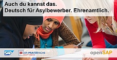 Online Seminar openSAP Deutschkurs für Flüchtlinge ehrenamtlich, Paritätischer Gesamtverband