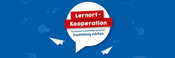 Titelbild der Arbeitshilfe Lernortkooperation